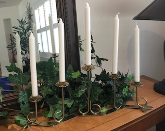 Brass adjustable Candelabra