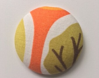 Cute gift for her fridge refrigerator fabric button magnets set for co worker office