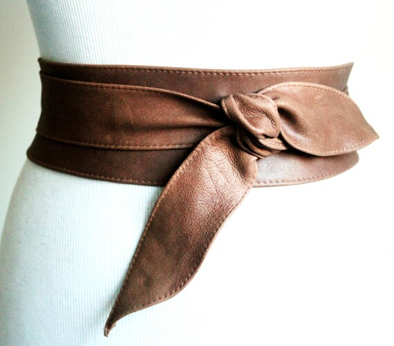 brown sash belt