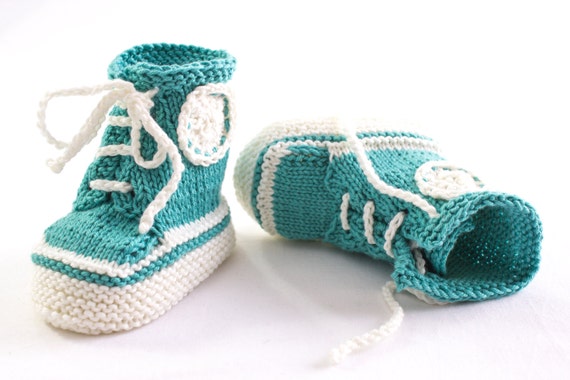 knitting pattern for baby converse