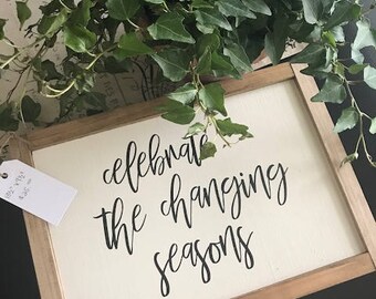 Celebrate the changing seasons