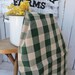 Green Buffalo Check Cotton Dish Towel
