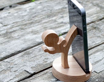 Drawing Wood Stand for the phone "Ninja" DIY Do it yourself with the hands on the cnc machine