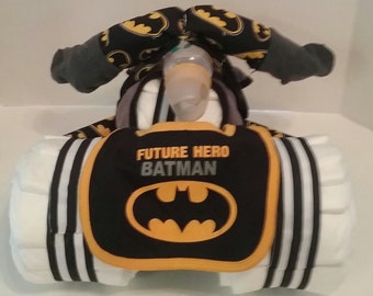 Diaper Tricycle Batman Cake