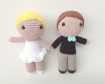 Bride and Groom Plushes, Bride and Groom Decoartions, Wedding Cake Toppers, Wedding Decorations