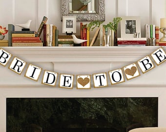 Bridal Shower Decor - Bride-To-Be Banner - Bachelorette Party - Wedding Banners