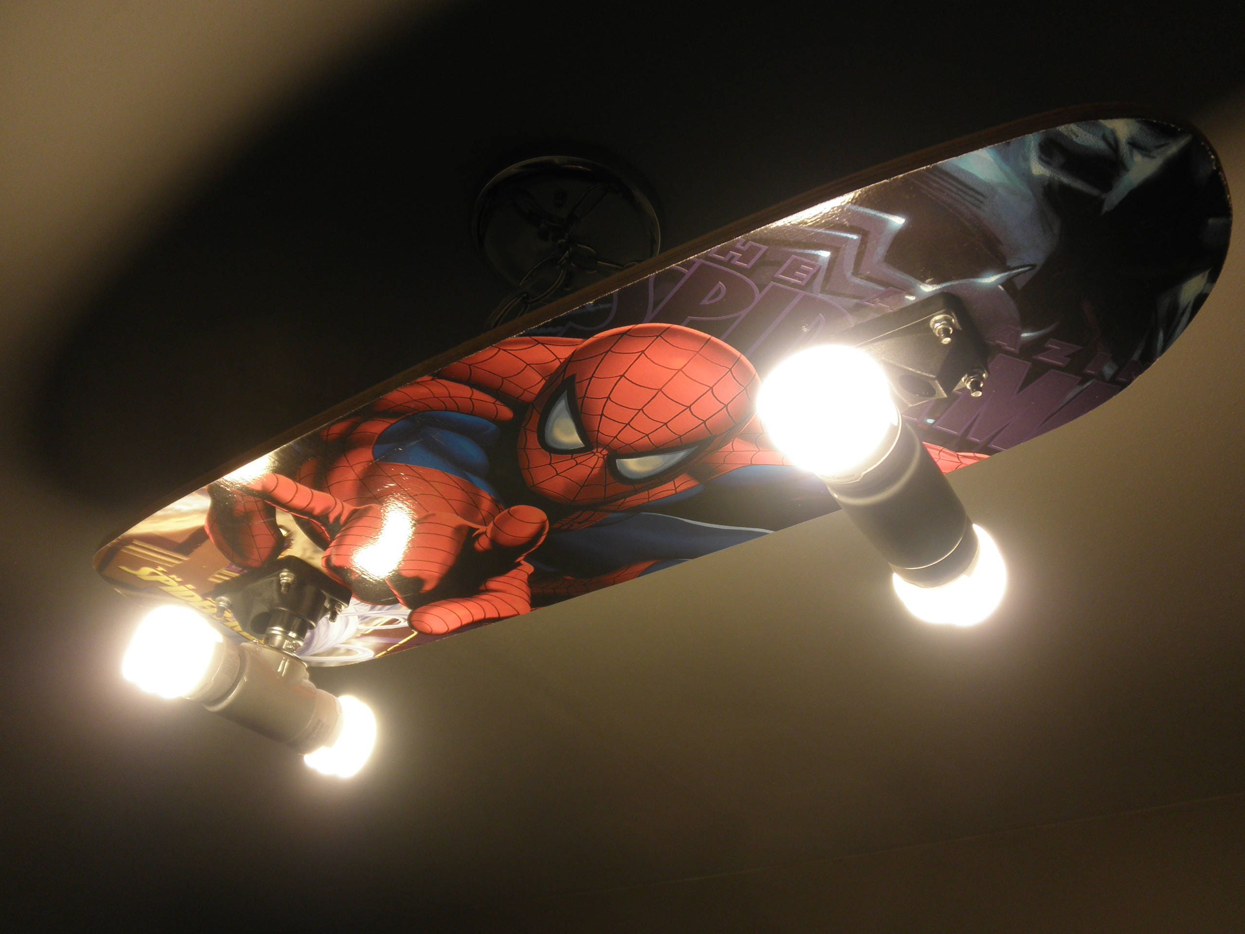 spiderman electric skateboard