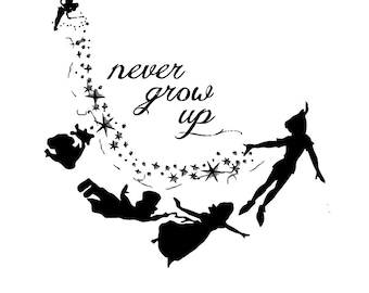 Free Free 112 Never Grow Up Disney Svg SVG PNG EPS DXF File