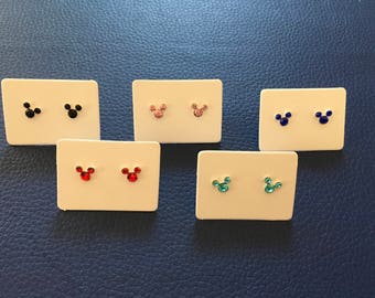 5 pair Mickey Mouse Earrings / Disney Cruise Fish Extender Gift /DCL FE Gift / Disney World Disneyland Women Girls Teens / Fishextender gift