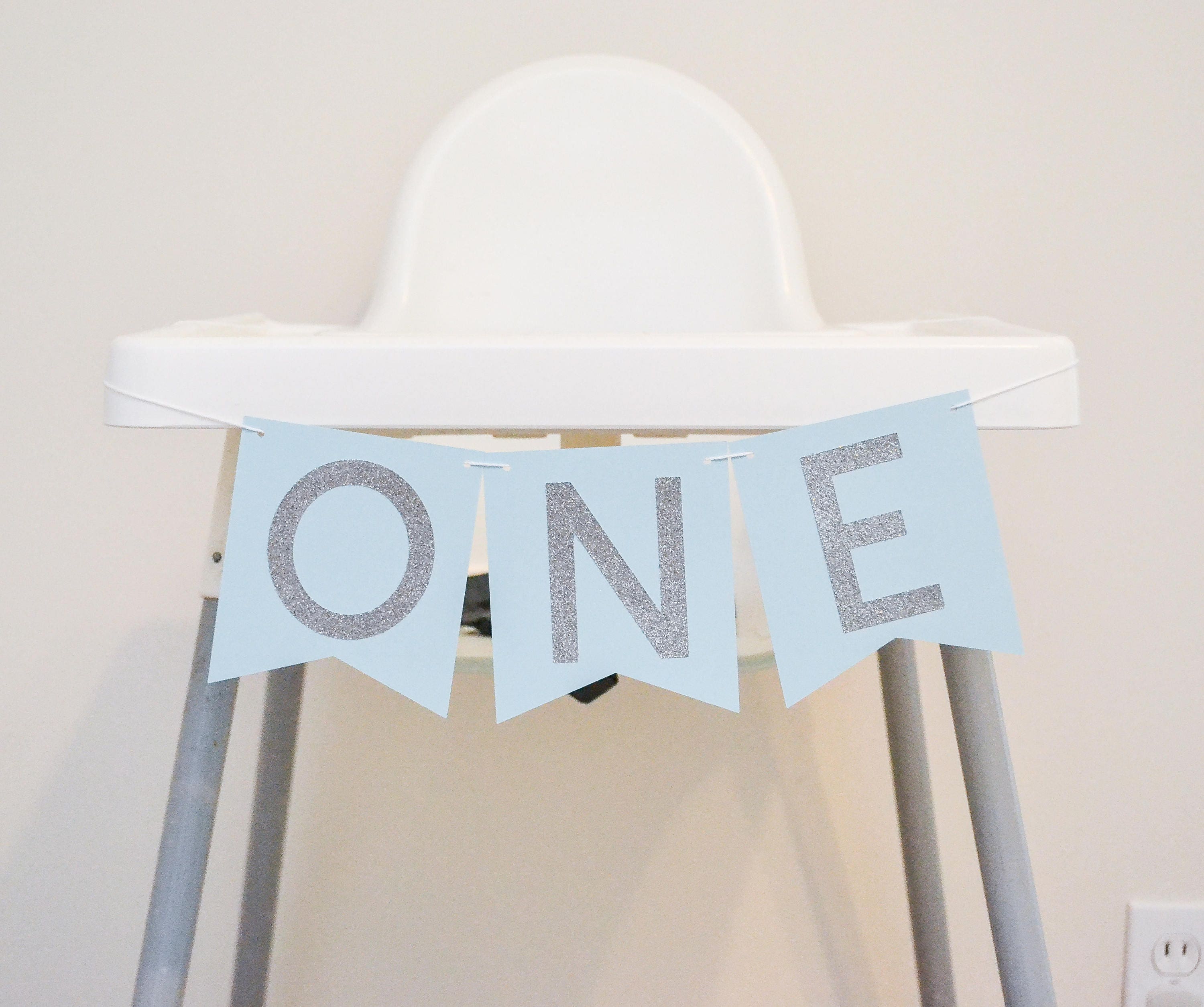 Banner For High Chair
 one highchair banner banner one banner high chair decor 1st