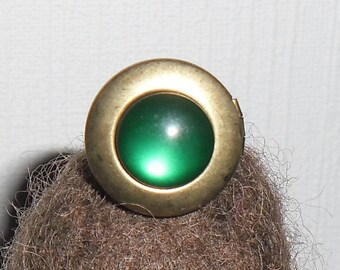Open ring 16 mm to 12mm cabochon
