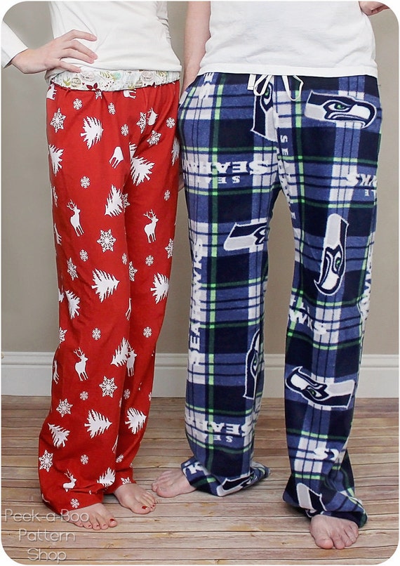 Hit the Hay Pajama Pants: Adult Pajama Pants Sewing Pattern for Women and Men