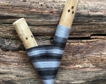 Kuripe Pipe Traditional Ceremonial Natural Bamboo Cotton String with Engraving details. Shamanic snuff Rapé, Hapé & Tobacco self applicator