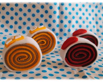 rolled felt washable cake