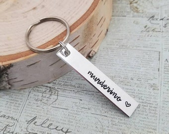 Murderino Keychain - My Favorite Murder Gift - True Crime Podcast - MFM SSDGM