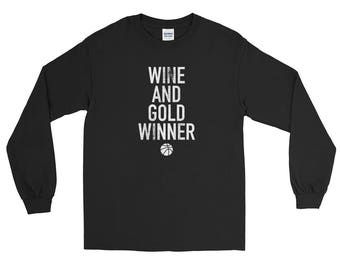 Wine and Gold Winner / Long Sleeve T-Shirt
