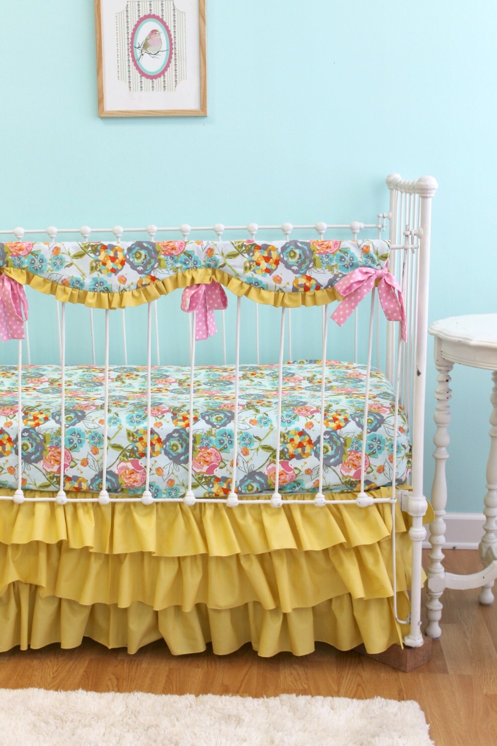 Perless Baby Bedding Custom Girl With Pink Zoom