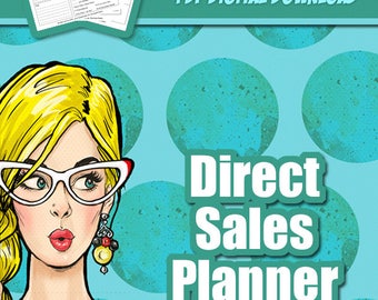 Direct Sales Planner | Direct Sales Planning, Planner for Direct Sales, MLM, Network Marketing, Direct Sales Marketing and Business Planner