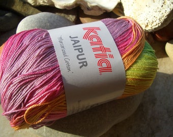 Remnants-Katia-Spain fibres-jaipur-gradient yarn 100% cotton-50 ball-in 2 colours