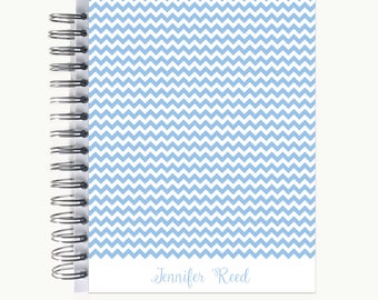 Bullet Journal – Personalized | Spiral | Dot Grid | Notebook | Chevron