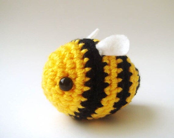 bumble bee crochet plush