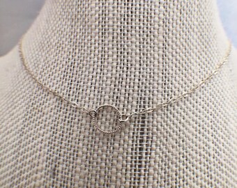 Sterling Silver Karma Necklace