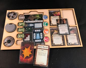 Medium Star Wars Armada Command Deck (Overlapping Tokens)