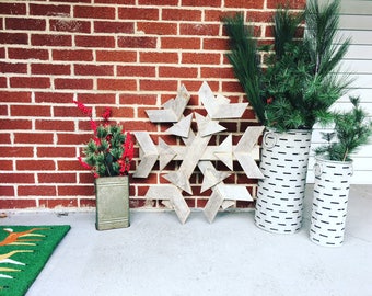 Wooden Snowflakes | Winter Decor | Christmas Decor | Porch Decor