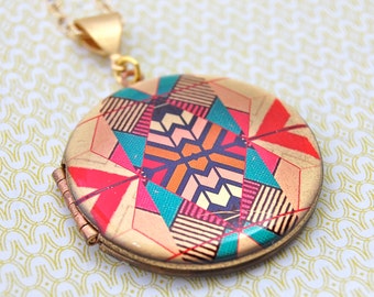 The Kaleidoscope Locket - Vintage