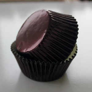 DARK BROWN Cupcake Liners