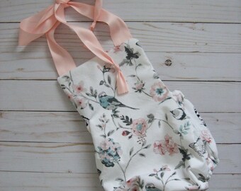 Summer Romper,Baby Girl Romper,Floral Outfit,Shabby chick Romper,Halter Sunsuit,Bloomers,Toddler Clothes,Bubble Romper,Song bird,Cake smash