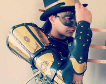 Steampunk Fantasy Medieval Vampire armor arm Cosplay