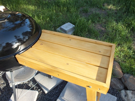 Items similar to Vintage Style Patio BBQ Side Table for Weber Style ...