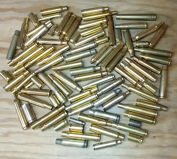 Brass Bullet Shells Grab Bag2LB MixLarge Small Empty Brass Bullet