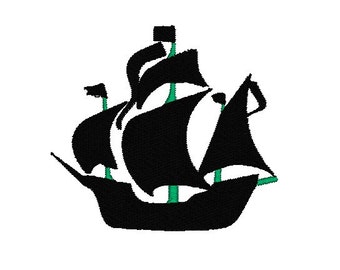 Pirate ship embroidery design, Pirate ship machine embroidery design, pirate embroidery pattern, Pirate design, ship design