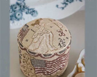 BLACKBIRD DESIGNS Lady Liberty Drum Pinkeep counted cross stitch patterns at thecottageneedle.com USA 4th of July