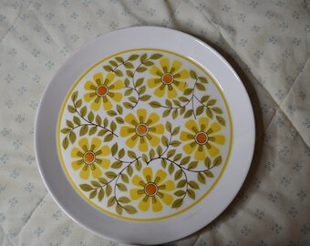 Three Vintage Mikasa Dinner Plates Duplex by Ben Seibel Trellis Pattern