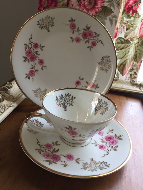 Items similar to Vintage Tea Set China Tea Trio Made In Germany Alka