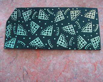 Hand Etched Dichroic Glass