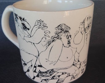 Private eye mug.. 1960 oringal cartoon ..