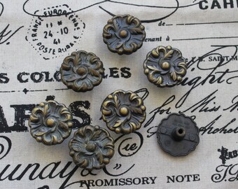 Vintage French Provincial Dresser Knobs. 1 inch diameter
