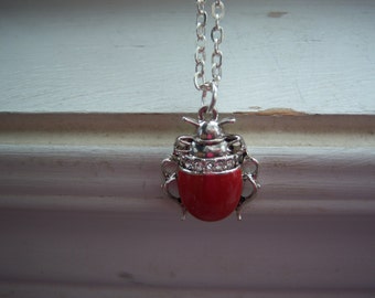 Bug Necklace -Beetle Necklace - Free Gift With Purchase