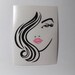 Hair Model vinyl decal, yeti decal,tumbler decal,laptop decal,decals, vinyl decals, window decals,truck decals,vehicle decals
