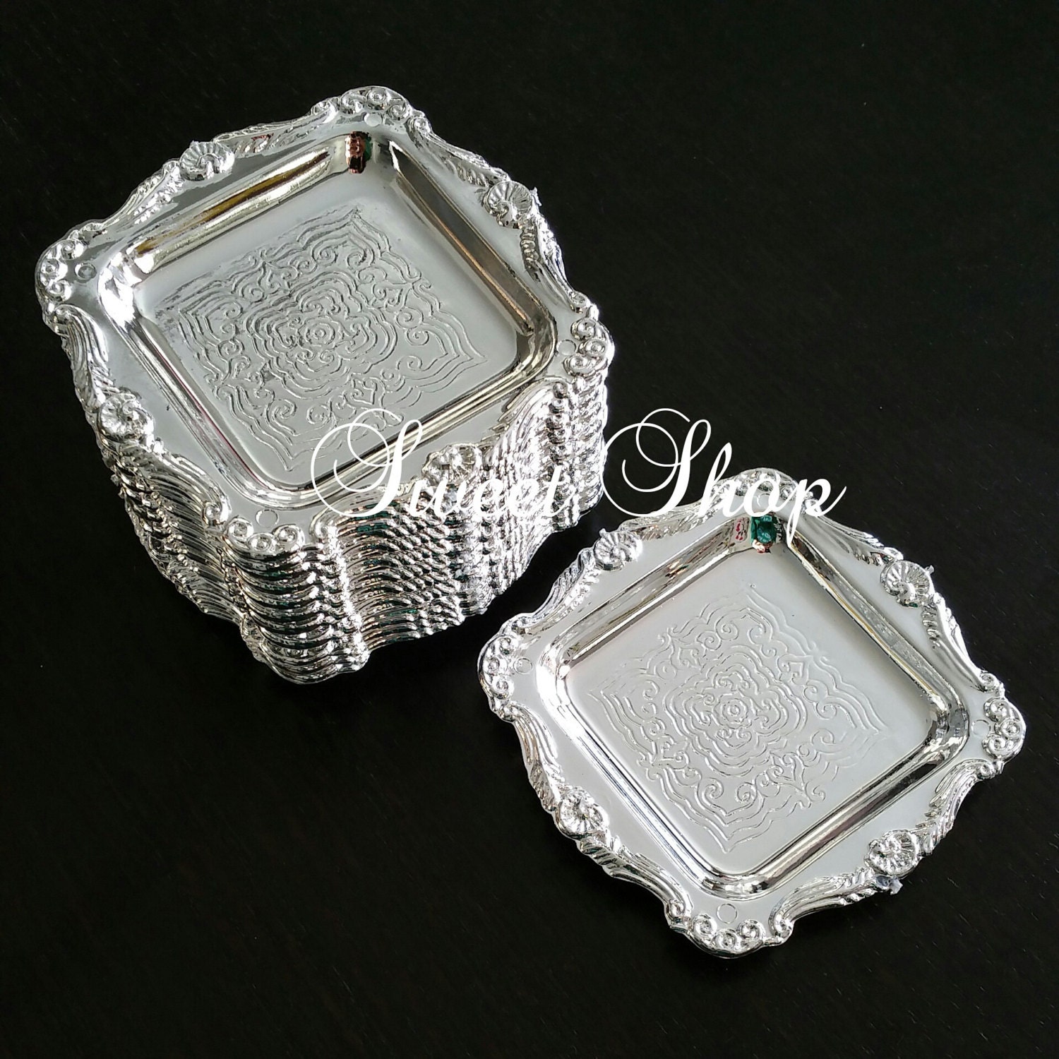 Mini Silver Tray Platter