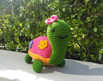 Crochet Turtle Amigurumi Pattern Step by Step (English version)