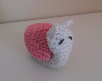 Miniature Crocheted Snail
