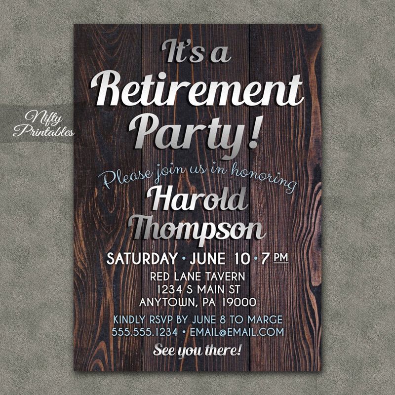 It is a picture of Old Fashioned Free Printable Retirement Invitations It's just a photo of Old Fashioned Free Printable Retirement Invitations