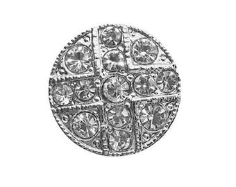 20 mm Diamond rhinestone button