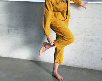 Mustard Utility Coveralls