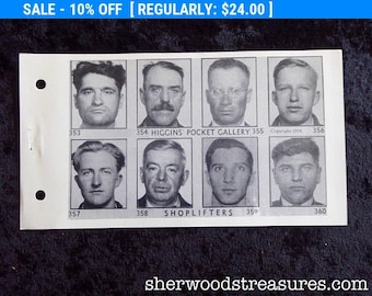 1936 Buffalo New York Police Department Shoplifters MUG SHOT Book Original Gallery Page